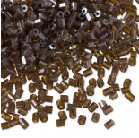 Zdjęcie - Rurki drobne shine dark brown 2x3mm